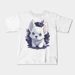 cute little fluffy dog Kids T-Shirt